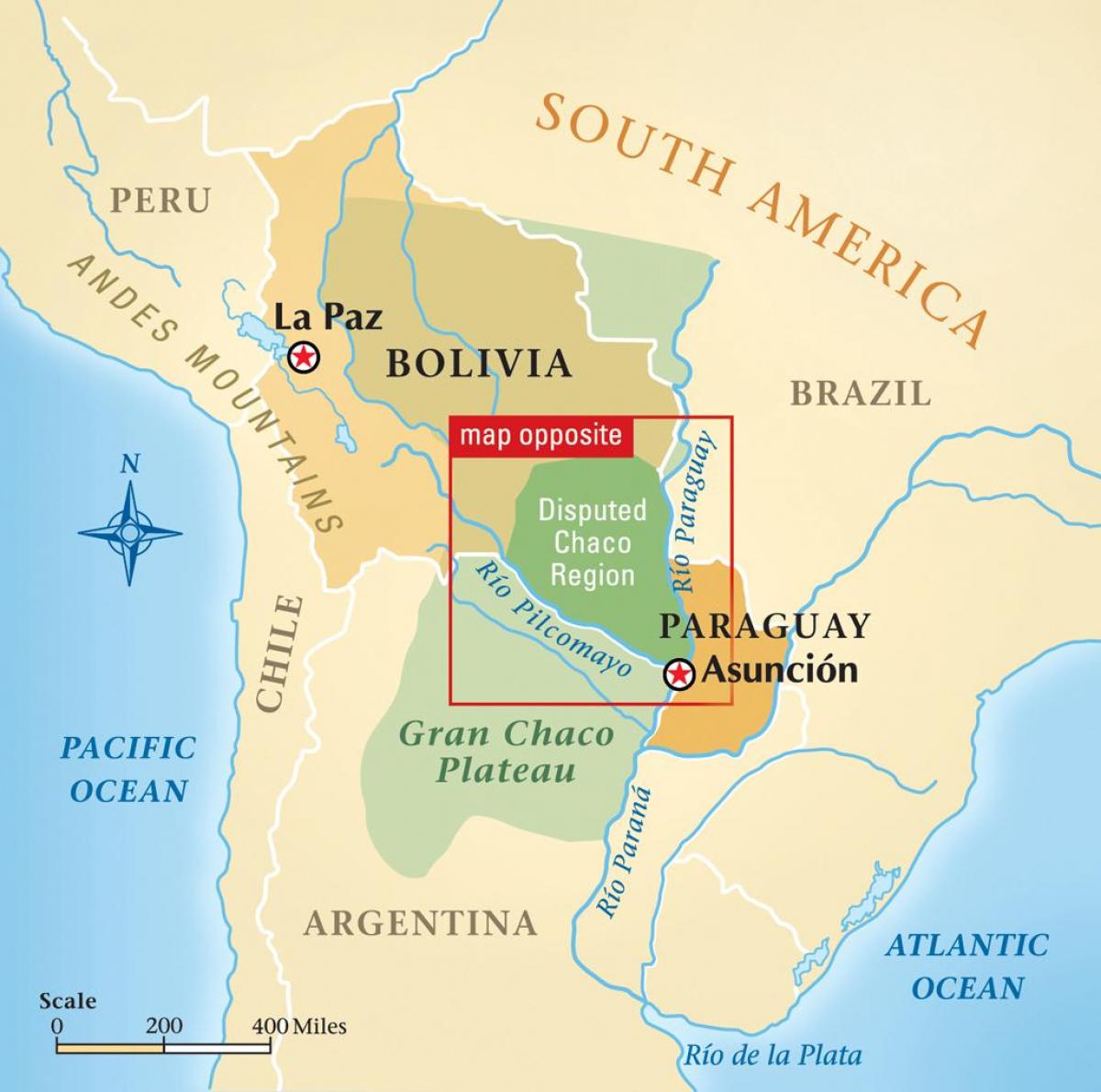 Rio kaart Paraguay